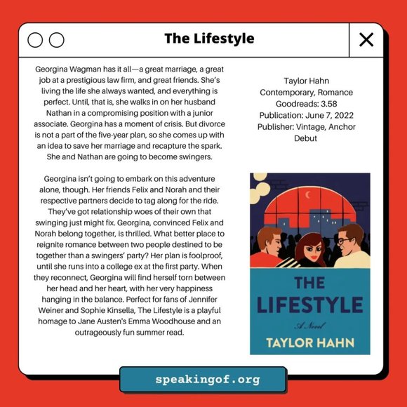 The Lifestyle by Taylor Hahn- CONTEMPORARY FICTION-Brand New Copy-Never Opened! - Picture 6 of 14